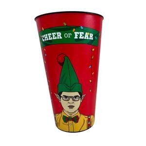 NWOT The Office TV 6 Christmas Plastic Cups Holiday Party Décor Decorations
